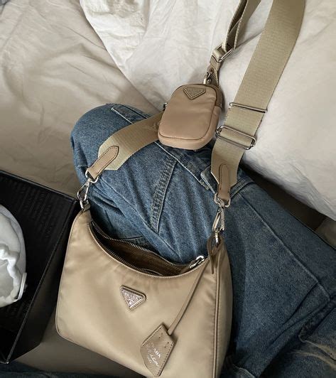 prada tan nylon bag